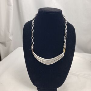 HLM SOHO Silver Arc Necklace